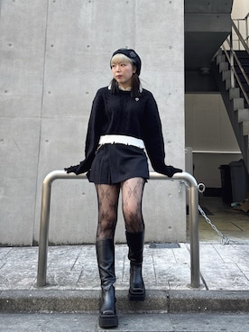 「アイテム（帽子）」を使った、ももさん（レディース・162cm・20代）の冬コーディネート