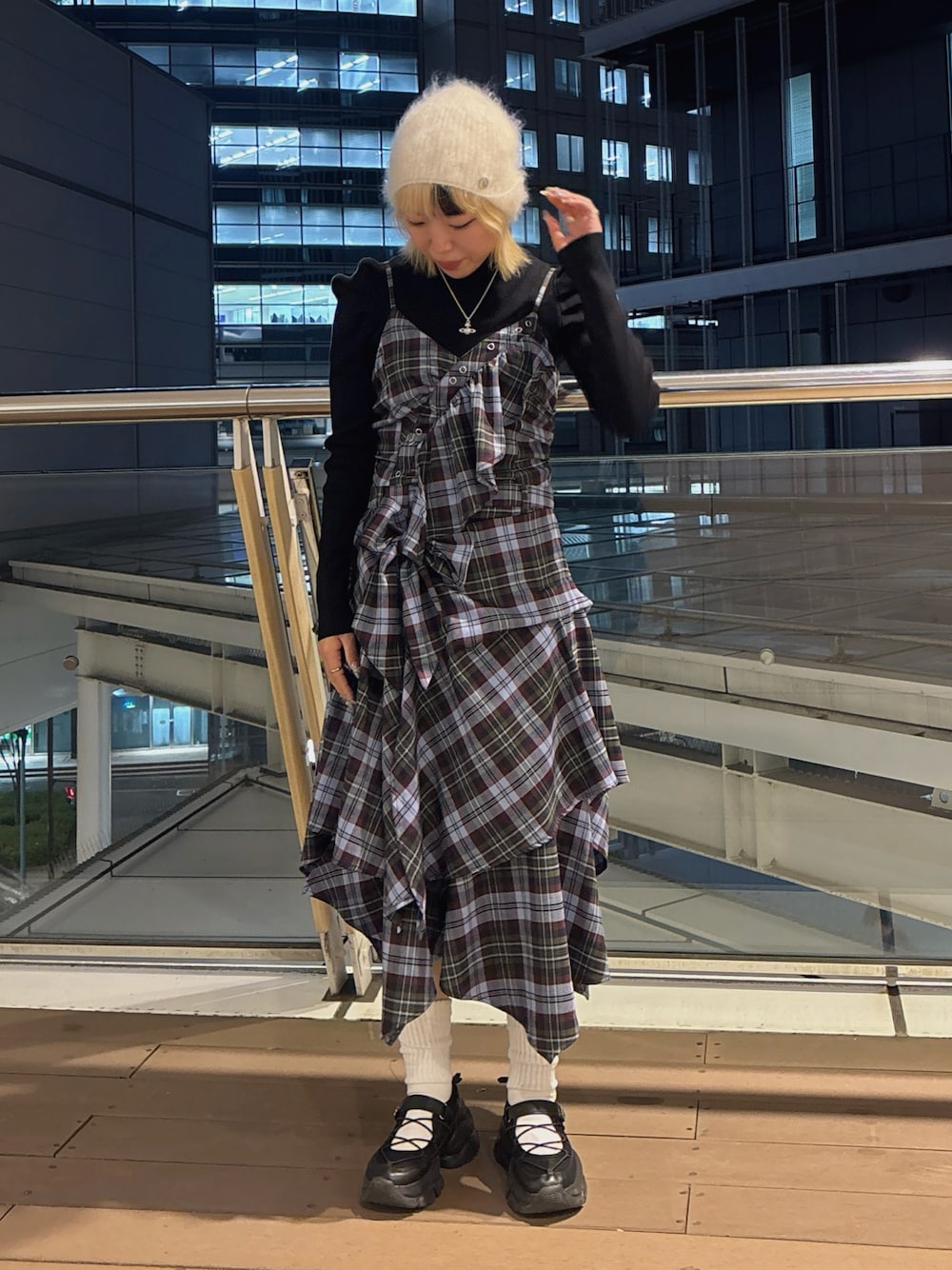 SLY（スライ）の「ASYMMETRY HEM CAMI L/OP アシンメトリー ヘム