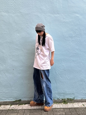 「MAMC（エムエーエムシー）のアイテム」を使った、ももさん（レディース・162cm）の夏コーディネート