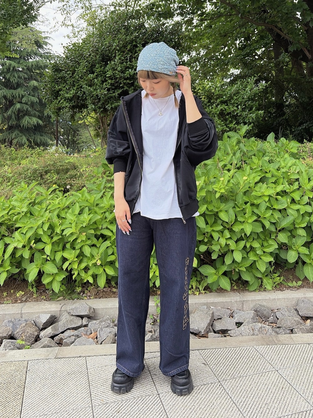 MARY QUANT × PUBLUX/マリークワント フラワーモチーフ 厚底