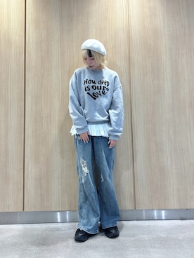 「PUBLUX（パブリュクス）のアイテム」を使った、ももさん（レディース・162cm）の冬コーディネート