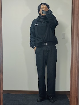 「RAGEBLUE（レイジブルー）のアイテム（トップス）」を使った、Uさん（メンズ・177cm）の冬コーディネート