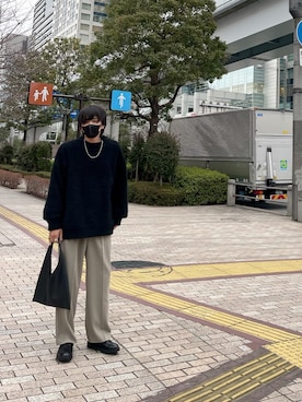 Uさん(メンズ・177cm)の冬コーディネート