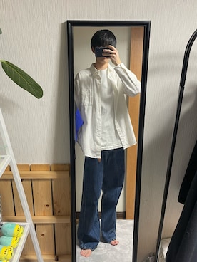 ☺︎kazuya☺︎さんの「VINTAGE SLUB STRAIGHT DENIM」を使ったコーディネート