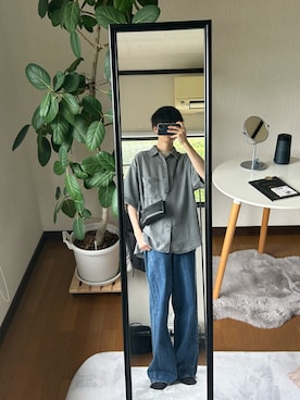 ☺︎kazuya☺︎さんの「VINTAGE SLUB STRAIGHT DENIM」を使ったコーディネート