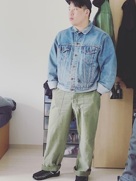 「KEEN（キーン）のアイテム（ブラック系）」を使った、tatsuya030910さん（メンズ・169cm）の春コーディネート