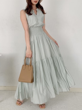 「アイテム（サンダル、その他）」を使った、mikiさん（レディース・153cm）の春コーディネート