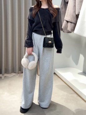 「dazzlin（ダズリン）のアイテム」を使った、mikiさん（レディース・153cm）の冬コーディネート