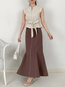 mikiさん（レディース・153cm）の春コーディネート