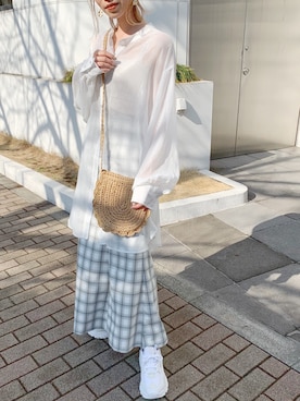 mikiさん（レディース・153cm）の春コーディネート