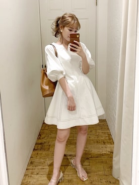 「アイテム（サンダル、その他）」を使った、mikiさん（レディース・153cm）の春コーディネート