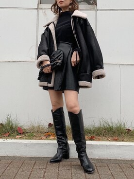 mikiさん（レディース・153cm）の冬コーディネート