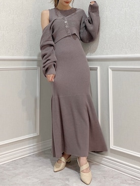 mikiさん（レディース・153cm）の冬コーディネート