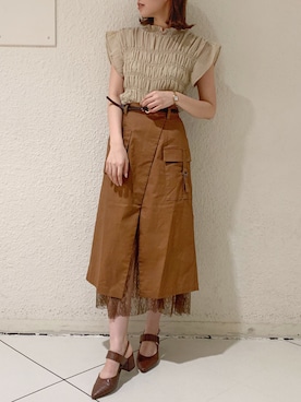 mikiさん（レディース・153cm）の夏コーディネート