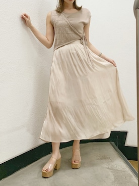 「アイテム（サンダル、その他）」を使った、mikiさん（レディース・153cm）の夏コーディネート