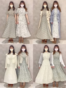 dazzlin バックボタンプリーツトレンチコート dazzlin（ダズリン）の「バックボタンプリーツトレンチコート
