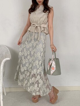 mikiさん（レディース・153cm）の春コーディネート