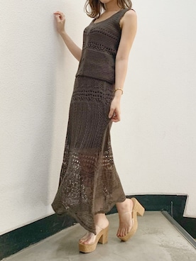 「アイテム（サンダル、その他）」を使った、mikiさん（レディース・153cm）の春コーディネート