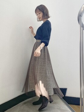 mikiさん（レディース・153cm）の秋コーディネート