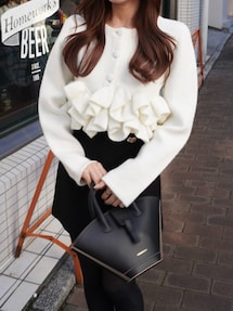 ヘムフリルニットジャケット｜ダズリン（dazzlin）公式通販｜RUNWAY