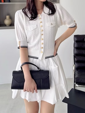 「dazzlin（ダズリン）のアイテム」を使った、mikiさん（レディース・153cm）の春コーディネート