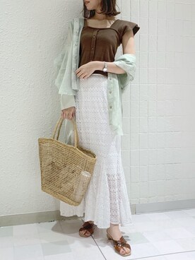 mikiさん（レディース・153cm）の夏コーディネート