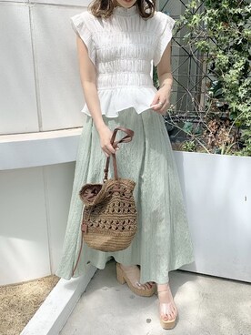 mikiさん（レディース・153cm）の春コーディネート