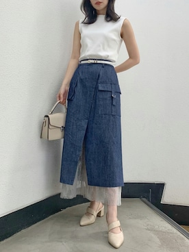 mikiさん（レディース・153cm）の夏コーディネート