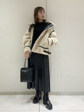 mikiさん（レディース・153cm）の冬コーディネート