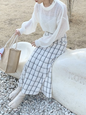 mikiさん（レディース・153cm）の冬コーディネート