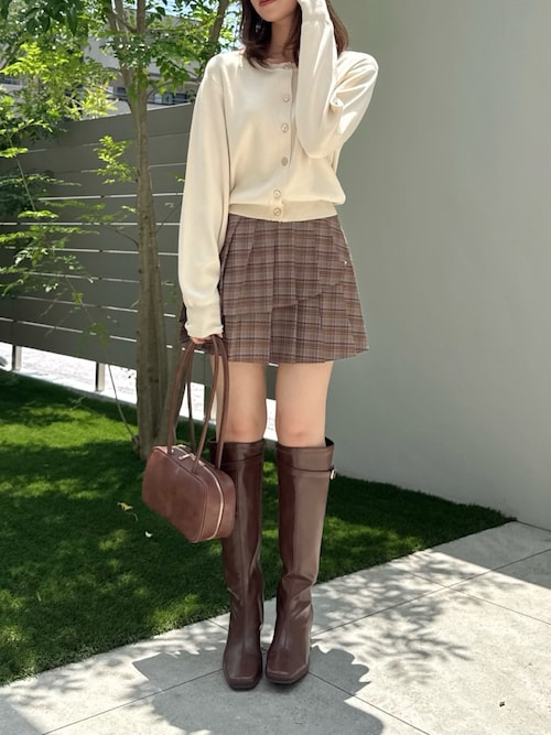 dazzlin カーディガン プレートシンプルカーディガン レディース