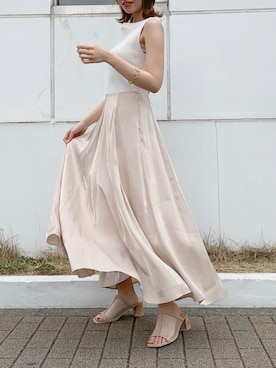 「dazzlin（ダズリン）のアイテム（アクセサリー）」を使った、mikiさん（レディース・153cm）の春コーディネート