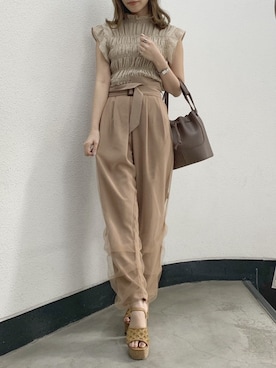 mikiさん（レディース・153cm）の夏コーディネート