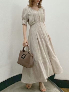 「アイテム（ワンピース、その他）」を使った、mikiさん（レディース・153cm）の夏コーディネート