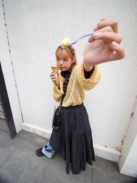 「SVEC（シュベック）のアイテム（バッグ）」を使った、Yuiさん（レディース・161cm）の秋コーディネート