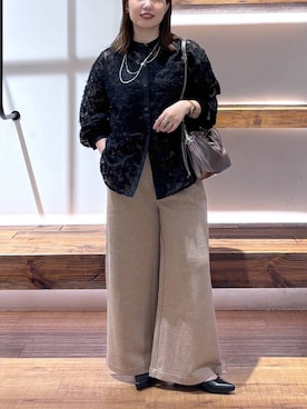 「アイテム（スウェットパンツ）」を使った、megu_lpさん（レディース・160cm・30代）の夏コーディネート