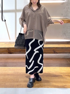 「LEPSIM（レプシィム）のアイテム」を使った、megu_lpさん（レディース・160cm）の夏コーディネート