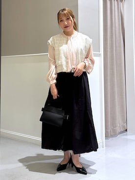 「アイテム（パンプス）」を使った、megu_lpさん（レディース・160cm・30代）の冬コーディネート