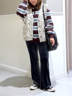 「アイテム（マタニティウェア/グッズ）」を使った、megu_lpさん（レディース・160cm）の秋コーディネート