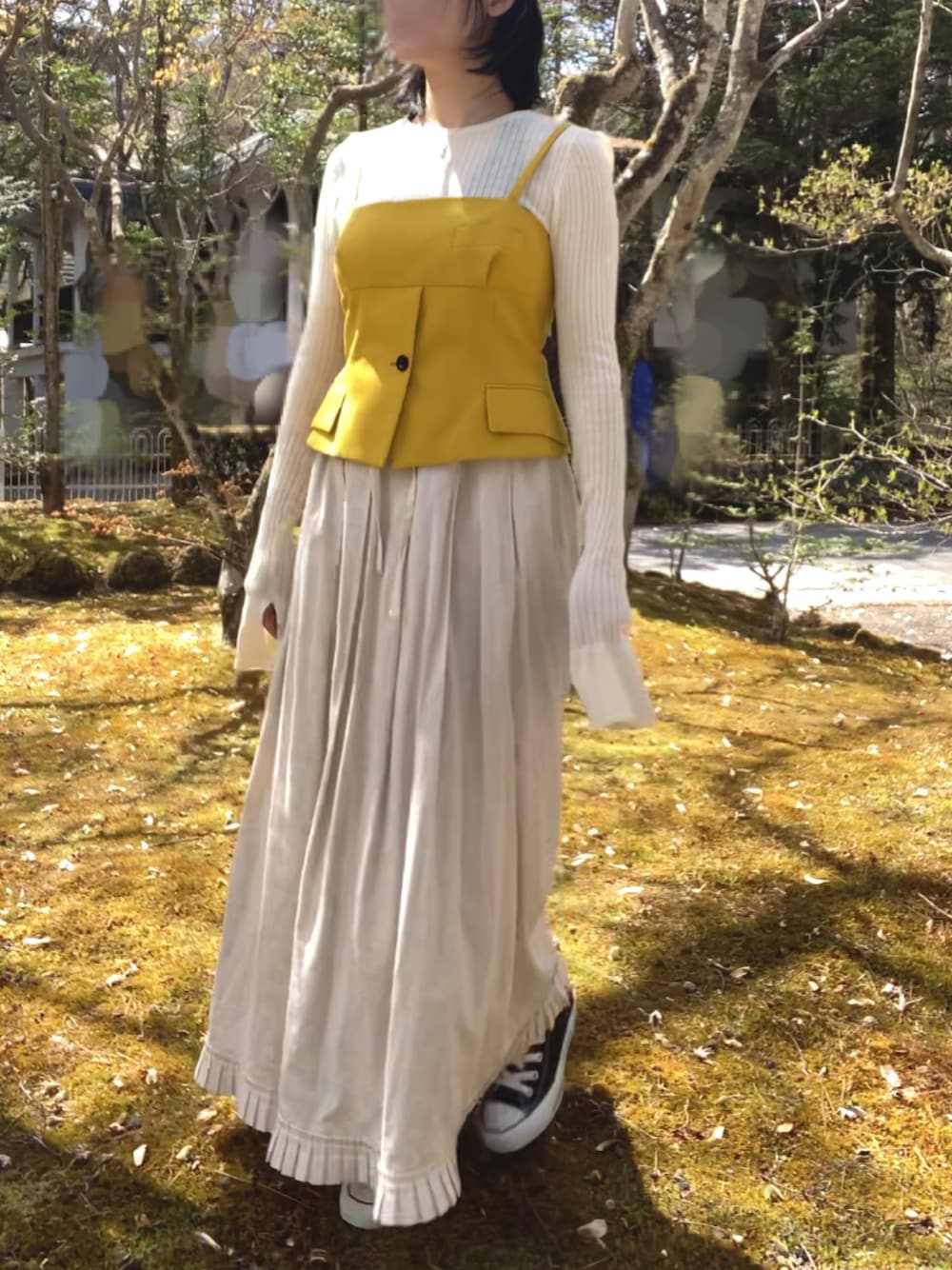 TODAYFUL - TODAYFUL(トゥデイフル) 長袖セーター サイズF レディース - イエロー クルーネック TODAYFUL（トゥデイフル）の「長袖ニット（ニット/セーター