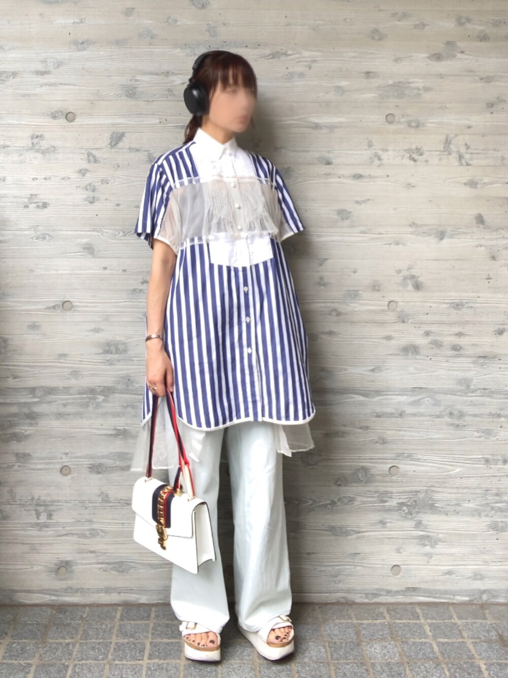 sacai シャツワンピース sacai/サカイ】よりサイド切替シャツワンピース買取入荷