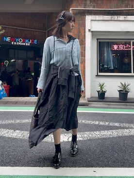 「adidas（アディダス）のアイテム（トップス）」を使った、mashuさん（レディース・163cm）の春コーディネート