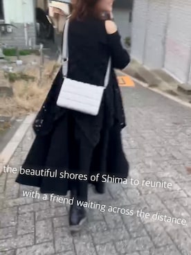 「アイテム（スカート）」を使った、mashuさん（レディース・163cm）の秋コーディネート