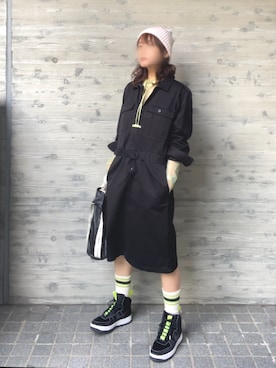 「ミニタリー」｜mashuさん（レディース・163cm）の秋コーディネート