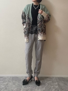 「ANOH（アノー）のアイテム」を使った、ちいさん（レディース・170cm）の冬コーディネート