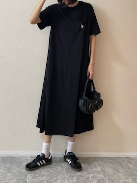 「アイテム（ワンピース/ドレス）」を使った、ちいさん（レディース・170cm）の夏コーディネート