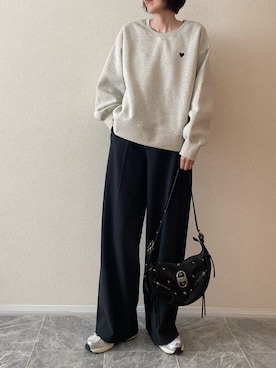 「JW PEI（ジェイダブリューペイ）のアイテム」を使った、ちいさん（レディース・170cm）の秋コーディネート