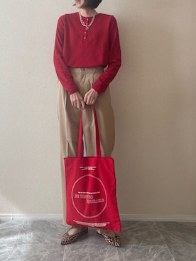 「BONLECILL（ボンルシール）のアイテム」を使った、ちいさん（レディース・170cm）の冬コーディネート