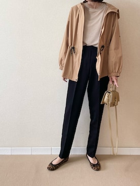 マウンテンパーカー ベージュ系 を使ったレディース人気ファッションコーディネート Wear