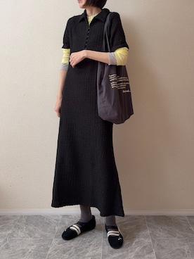 「GeeRA（ジーラ）のアイテム」を使った、ちいさん（レディース・170cm）の春コーディネート